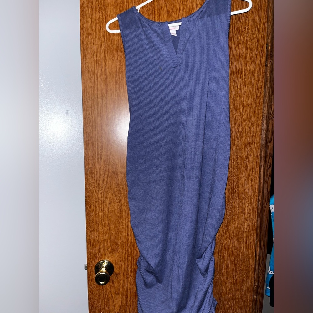 Isabel Maternity by Ingrid & Isabel Blue Dress